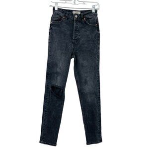 Revolve Free People X We‎ The Free Zuri Mom Jeans In Dusty Roads Size 26